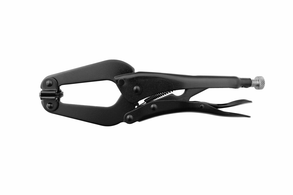 WLDPRO Svetstång D14 kompakt C-typ med breda rörliga käfter (280 mm / 11")