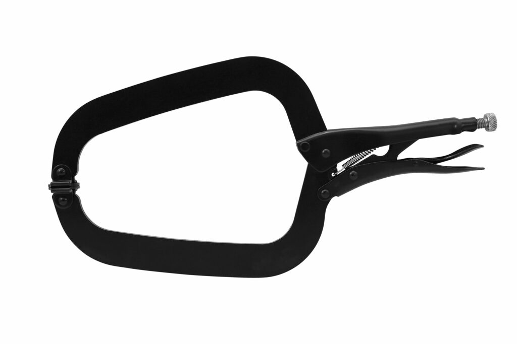 WLDPRO Svetstång D72 lång räckvidd C-typ med breda rörliga käfter (410 mm / 16")