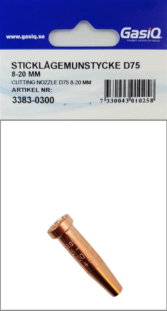 STICKLÅGEMUNSTYCKE D75 8-20 MM
