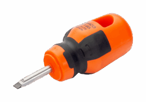 BahcoFit rak spårskruvmejsel med kort gummigrepp 5mm