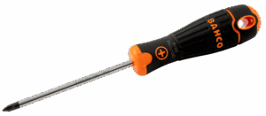 BahcoFit skruvmejsel för Phillips-skruv med gummigrepp